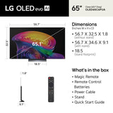 LG 65-Inch Class OLED evo AI 4K C6 Series Smart TV w/Dolby Atmos, Dolby Vision, HDR10, AI Super Upscaling 4K, Filmmaker Mode, Wow Orchestra, Compatible with Alexa (OLED65C6PUA, 2026)
