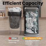 2.6 Gallon Small Slim Bathroom Trash Can with Lid, Dog Proof Garbage Can