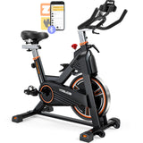 YOSUDA PRO Magnetic Exercise Bike 350 lbs Weight Capacity - Indoor Cycling Bike Stationary with Comfortable Seat Cushion, Silent Belt Drive YOSUDA