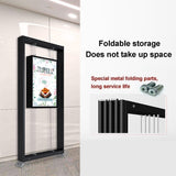 Movable Folding Display Rack,Adjustable Movable Floor Poster Stand - 5pcs Art Easel Set (39.4x86.6in) for Painting, Display