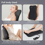 pryfey Back Massager, Rolling Up and Down Back Massager with Heat, Back Massage 4D Kneading for Pain Relief Deep Tissue, Ultrathin Shoulder Massager Mother's Day Gift for Women Men Parents