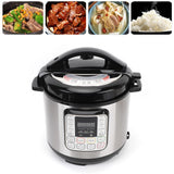 16 in 1 Multi Cooker, Dishwasher Stainless steel Pressure Cooker for Slow Cooker Rice Cooker Steam Pot Food Warmer (US Plug 110V)