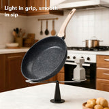 Roomena 8 inch Nonstick Frying Pan Skillet, Non Stick Granite Fry Pans, Omelette Pan, Egg Frying Pan with Heat-Resistant Handle