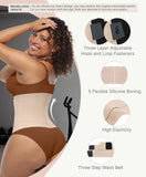 FeelinGirl Workout Waist Trainer Cincher Gym Postnatal Corset Shaper Tummy Slimmer Plus Size for Women Skin XS