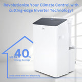 14,000 BTU (12,000 BTU SACC) Inverter Portable Air Conditioner and Heater with Dual Hose, Dehumidifier Cooper & Hunter
