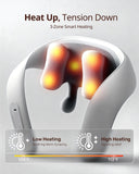 Shiatsu Neck and Back Massagers with Heat, 150 Mins Use, 4 Modes & Adjustable Massage Head, Mother’s Day Gift for Mom, Electric 3D Deep Tissue Kneading for Shoulder, Leg, Muscle Soreness, Pain Relief