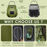 FUN ESSENTIALS Solar Shower Tent Kit, 2 Pcs, Instant Pop Up Privacy, Shower Tent, 5 Gallon Solar Shower Bag, Sun Canopy Beach Outdoor Camp Privacy, Easy Set Up, Foldable