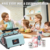 Tumbler Heat Press Machine, 11-30oz Mug Press, Heat Up Fast and Even, Tumbler Press with Sublimation Paper