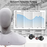 Bluetooth 5.3 Wireless Earbuds with Wireless Charging Case IPX8 Waterproof Stereo Headphones in Ear Built in Mic Headset TOZO