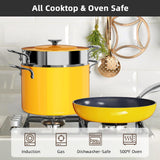 Nuwave Lux 13pc Forged Lightweight Nonstick Ceramic Cookware Set, PFAS-Free