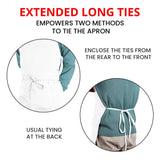 Utopia Kitchen 10 Pack Bib Apron, Unisex Adjustable Aprons with 2 Pockets, Waterdrop Resistant Cooking Kitchen Chef Apron for Men Women