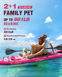 NACATIN Inflatable Stand Up Paddle Board - Premium SUP Board with Dog Ramp Kit, Complete SUP Set Paddle Boards for Adults with Single/Double Paddle, Kayak Seat, Suitable for Paddle Boarding with Dog
