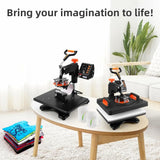 Heat Press Machine for T Shirts, 9 in 1 Auto Hat Heat Press Sublimation-12 X 15'' Towallmark