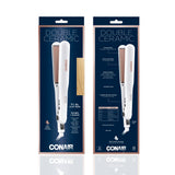 Conair Double Ceramic Flat Iron, 1 1/4-inch Hair Straightener