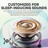 Houlyn Sleep Earbuds for Side Sleepers, Wireless Noise Cancelling Sleep Headphones with Sleep Mode, LED Power Display, Comfort Fit for Sleeping, Working, Hiking (Deep Black)