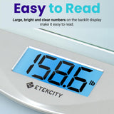 Weight Bathroom Scale, Large Blue Etekcity