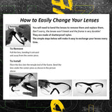 SSP Eyewear Methow RX-Able Shooting Glasses Kit, 6 Lenses, Teal Frames
