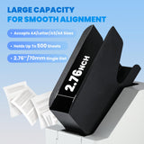 Mxmoonant Desktop Paper Jogger 500-Sheet Capacity, Alignment Paper Finisher