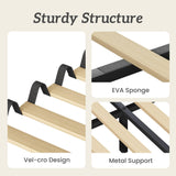 Fluest Queen Bed Frame, Platform Bed Frame with Velvet Upholstered Headboard, No Box Spring Needed, Sturdy Metal Support, Noise Free, Easy Assembly, Modern Bedroom Furniture, Beige