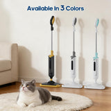 NEWBULIG Steam Mop for Hardwood/Tile/Carpet, Lightweight Steamer Cleaner for Floor Cleaning with 330ML Water Tank, Heats Up in 30 Seconds，16.4 FT Cord and 2 Washable Pads