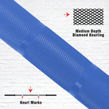RICHUANG 7ft Olympic Barbell Weight Bar for Weightlifting, Powerlifting, CrossFit Training , 1000 lbs Max Load Capacity, Alloy Steel, 2 Inch Olympic Strength Training Bar for Home Gym Exercises Fitness Equipment 1000LBS-Blue