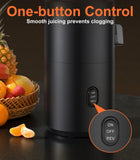 URVIBY Juicer Machines, 5.3" Large Feed Chute Cold Press Juicer with Double Press Technology, 400W Motor, High Juice Yield, Easy to Clean, Masticating Juicer for Whole Vegetables & Fruits, Dark Black
