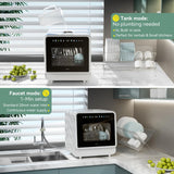 magicplux Portable Dishwasher, Countertop Dishwasher with Color Screen, 5 Place Settings & 8 Washing Programs, Mini Dishwashers, 3 Spray Arms with 5 L Built-in Water Tank