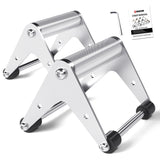 Mochantum Push Up Bar – Heavy-Duty Stainless Steel Pushup Stands with Non-Slip Base, 660 lb Capacity, Portable Home Gym Equipment, White