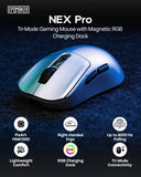 EPOMAKER NEX Pro Wireless Gaming Mouse with RGB Charging Dock