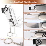 Golf Accessories Kit with High-Grade Handbag, Golf Balls, Rangefinder, Brush, Golf Tees, Multifunctional Divot Knife + More