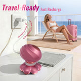 Flyant Electric Razors for Women Legs, 7D Rechargeable Body Shaver, IPX7 Waterproof Wet Dry Electric Shaver, Lady Hair Remover for Face Underarm Pubic, Pink