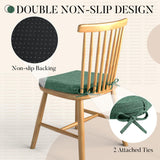 Basic Beyond Chair Cushions for Dining Chairs with Ties and Removable Cover