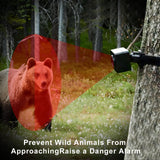 Portable Outdoor Perimeter Alarm System- 1/4 Mile Waterproof Wireless Motion Sensor&Detector- Personal Security for Wildlife&Stranger Alert(Camping,Hiking,Hunting,Fishing) (1 Receiver+2 Sensors)
