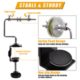 VATEICO Fishing Line Spooler Winder Portable Light-Weight Fishing Line Winder with Clamp Adjustable Spinning Casting Reels Spool Spooling Station System Machine Fishing Accessories Clamp