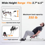 seanleecore Inversion Table for Back Pain Relief - 350lbs Capacity, Improve Posture and Spinal Health - Ideal for Home and Gym Use