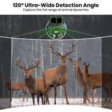 M. A. C.® 4K Trail Camera equipped 48MP Resolution, 0.2s Trigger Speed, 2" TFT Display, IP65 Waterproof, Game Camera with Night Vision Perfect for Wildlife, Home Security & Hunting The Men's Authority