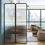 6ft Tall Folding Metal Room Divider, Modern 2-Panel Privacy Screen, Space Separator for Home & Office, Stylish and Functional Partition Solution