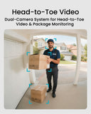 youkey 2K Wired Doorbell Camera No Subscription with Head-to-Toe Video
