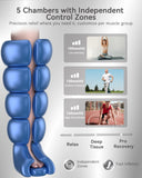 KingPavonini Leg Compression Massager for Circulation, Professional Air Compression Boots, Sequential Full Leg Massager for Circulation and Pain Relief FSA, Recovery Boots for Athletes Men Women