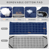 ABORON Folding Camping Cot W/Mat for Adults, Heavy Duty Outdoor Bed with Carry Bag,1200 D Layer Oxford Travel Camp Cots ABORON