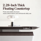 HHEvergreenEnsemble Executive Desk with Desktop,Arc-Shaped Design (94.49IN)