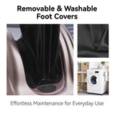 Premium Shiatsu Foot Massager with Heat and Remote Control – Deep Kneading & Rolling Therapy for Feet, Ankles, Calves, and Legs – Pain Relief & Circulation Booster for Home and Office (Rose Gold)