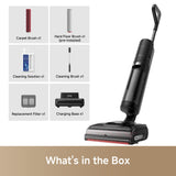DREAME H15 Pro CarpetFlex Cordless Vacuum Mop, Wet Dry Vacuum Cleaner with Dual Brushes for Hard Floors & Carpet, Tangle-Free Hair-Cutting, 23kPa Suction, 180° Lie-Flat Floor Washer, 194°F Fast Drying