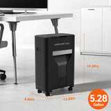 120-Sheet Auto Feed Paper Shredder, 40 Min Non-Stop, Shredders for Home Office Heavy Duty, P-4 Ultra Security Shredder for Home Office