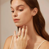 Oseew 2027 High School Senior Class Ring for Women
