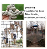 Kids Cargo Climbing Net - 1x9m Outdoor Safety Netting for Playgrounds, Swing Sets, Rock Structures - Durable 6mm Rope Ladder for Safe Climbing & Play