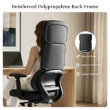EUREKA ERGONOMIC Remi High Back Office Chair, PU Leather Office Chair with Wheels, Leather Desk Chair, Executive Office Chair Comfy for Home & Office, Black