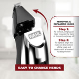 Wahl Groomsman Pro All in One Beard Trimmer for Men, Mens Beard Trimmer Rechargeable Cordless Hair Trimmer, Includes 3 Attachment Heads for Beard, Nose, & Ear Hair Trimming - Model 5617