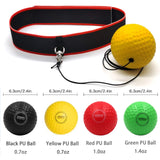 Boxing Reflex Ball for Kids and Adults,4 Levels Boxing Ball with 2 Adjustable Headbands,Boxing Equipment Punching Ball Great for Hand Eye Coordination Punching Speed and Fight Reaction KT-GARY