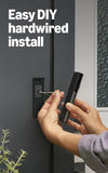 Ring Wired Doorbell Pro (3rd Gen) (newest model), Deep Silver with Floodlight Cam Plus (1st Gen), Black